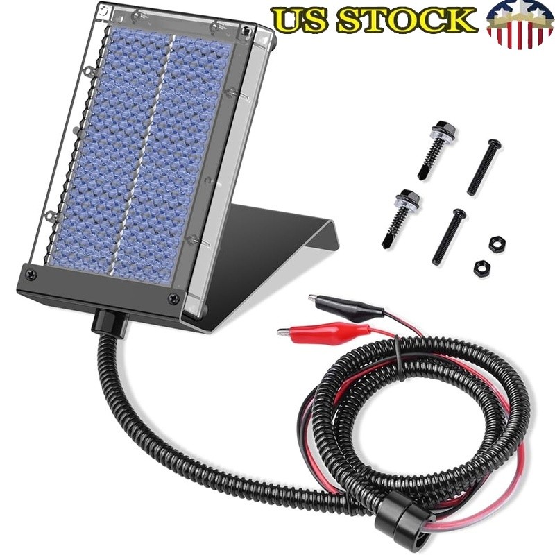 6V Solar Panel Charger Outdoor Equipment Deer Feeder Hunting Gear Battery New