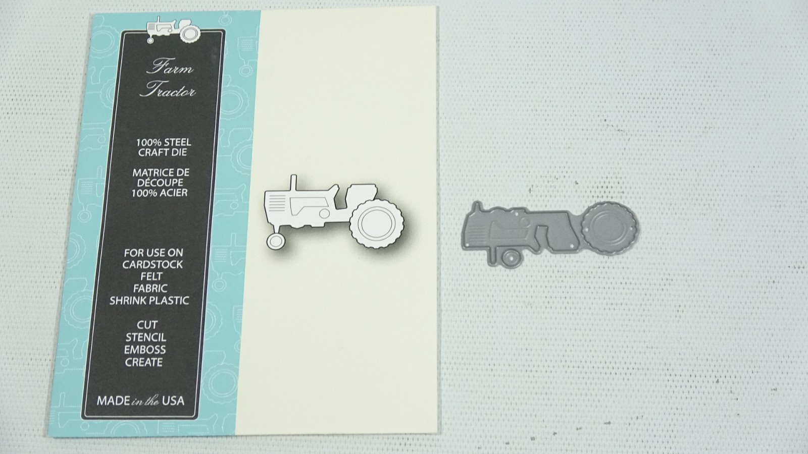 2014 Memory Box Craft Steel Die Farm Tractor 99023