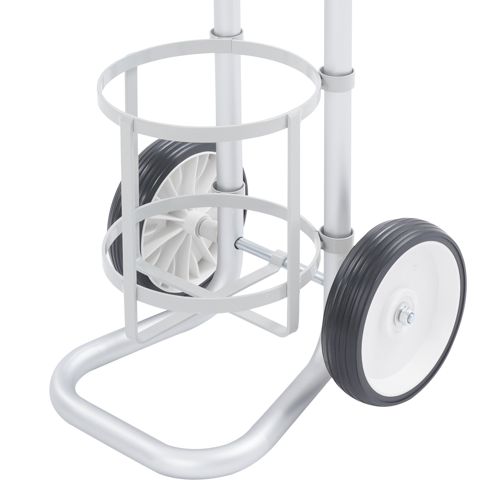 2PCS Oxygen Tank Cart Dolly Oxygen Cylinder Cart Trolley with Adjustable Handle