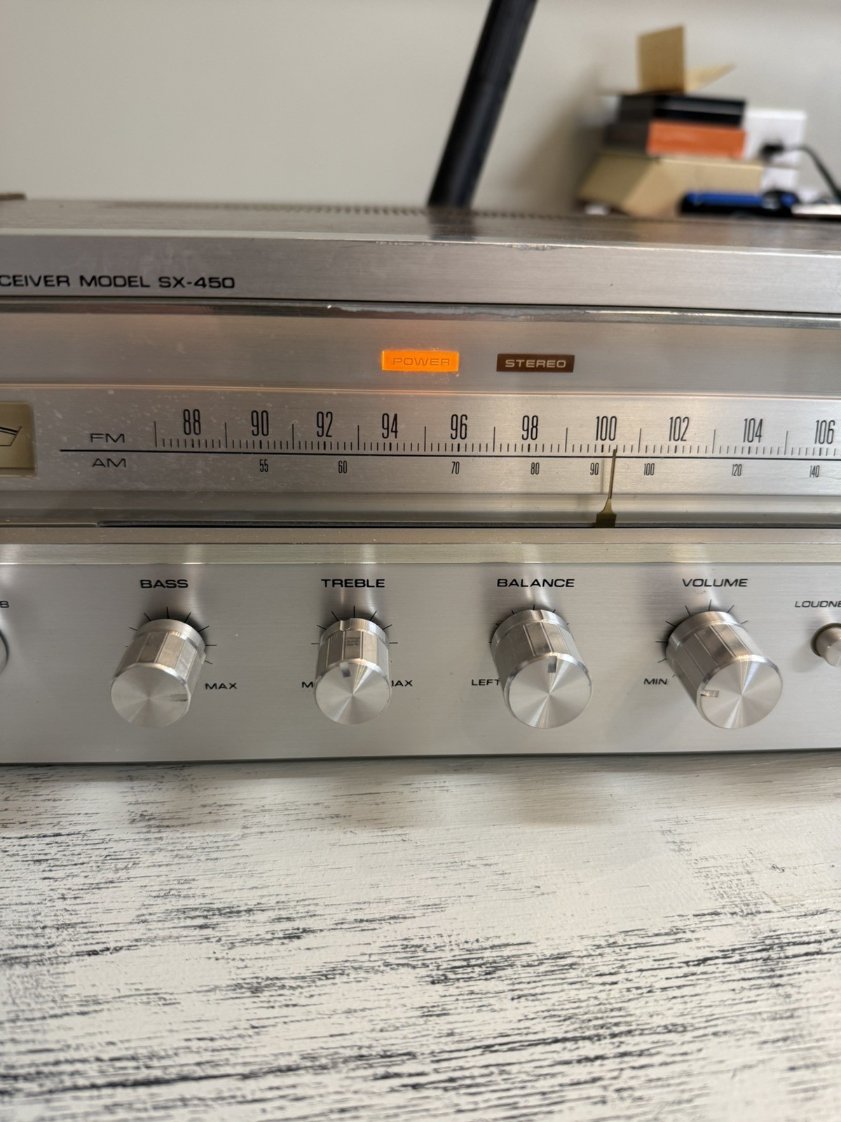 PIONEER SX-450 STEREO RECEIVER ! TESTED AND WORKING GREAT !  P