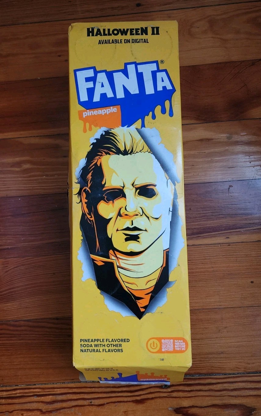 Fanta Halloween 2 (2025) (12 pack) Michael Myers , Pineapple EMPTY BOX ONLY