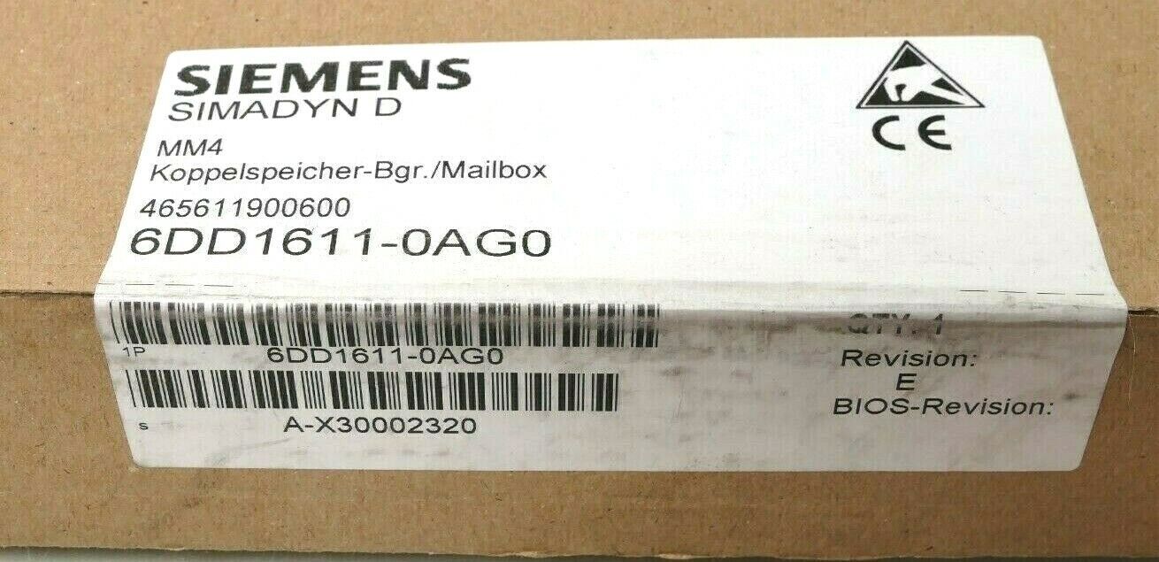Siemens SIMADYN D MM4 Koppelspeicher-Baugruppe 6DD1611-0AG0 | Revision: E