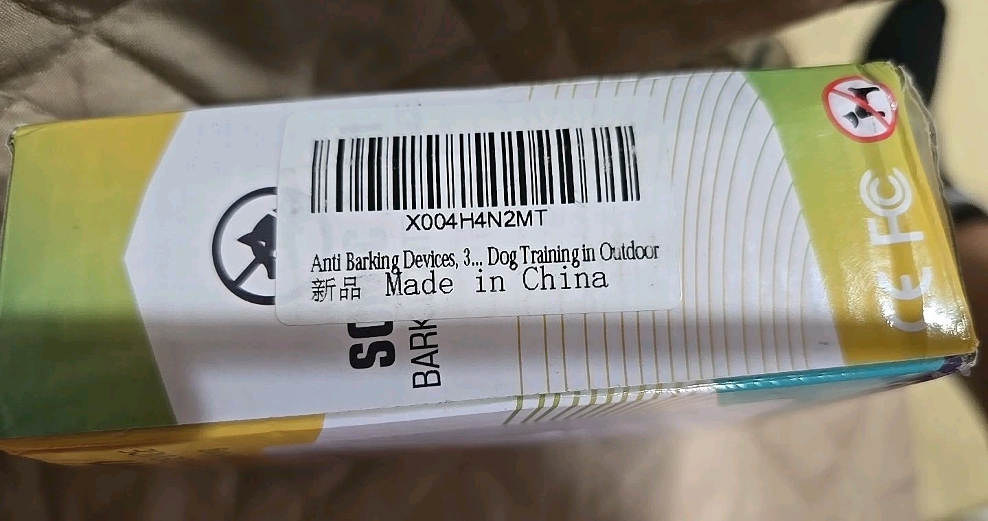 sonic anti bark control device