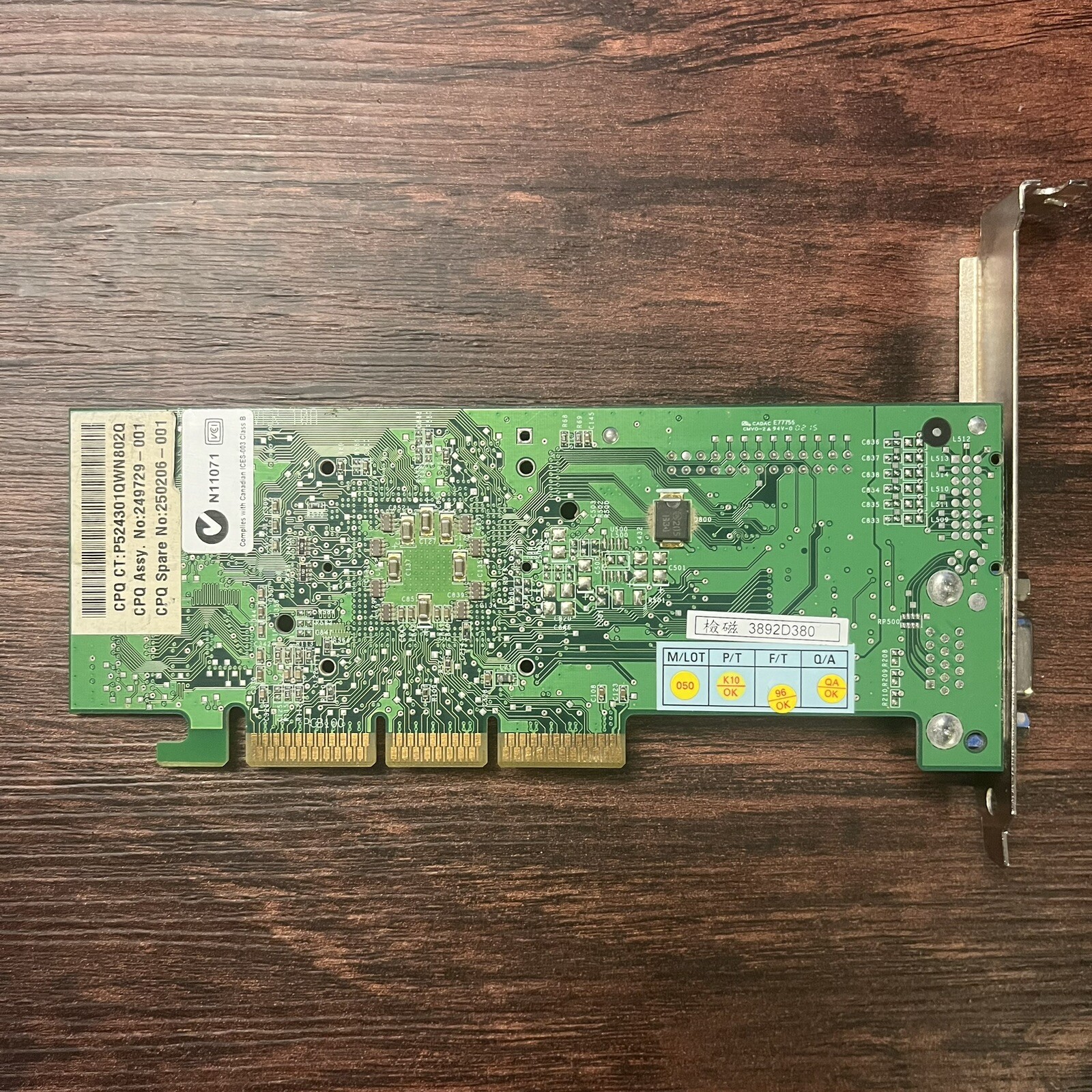 NVIDIA Quadro2 MXR EX 32MB AGP Video Card
