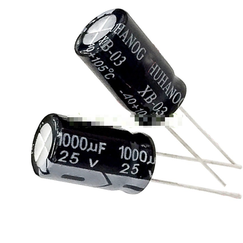 20PCS 1000uF 25V 10x17mm Radial Electrolytic Capacitors 10mmx20mm