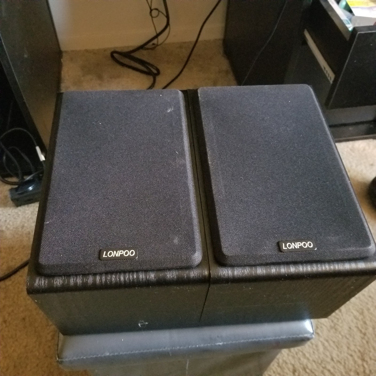 A pair of Lonpoo speakers (75 watts)