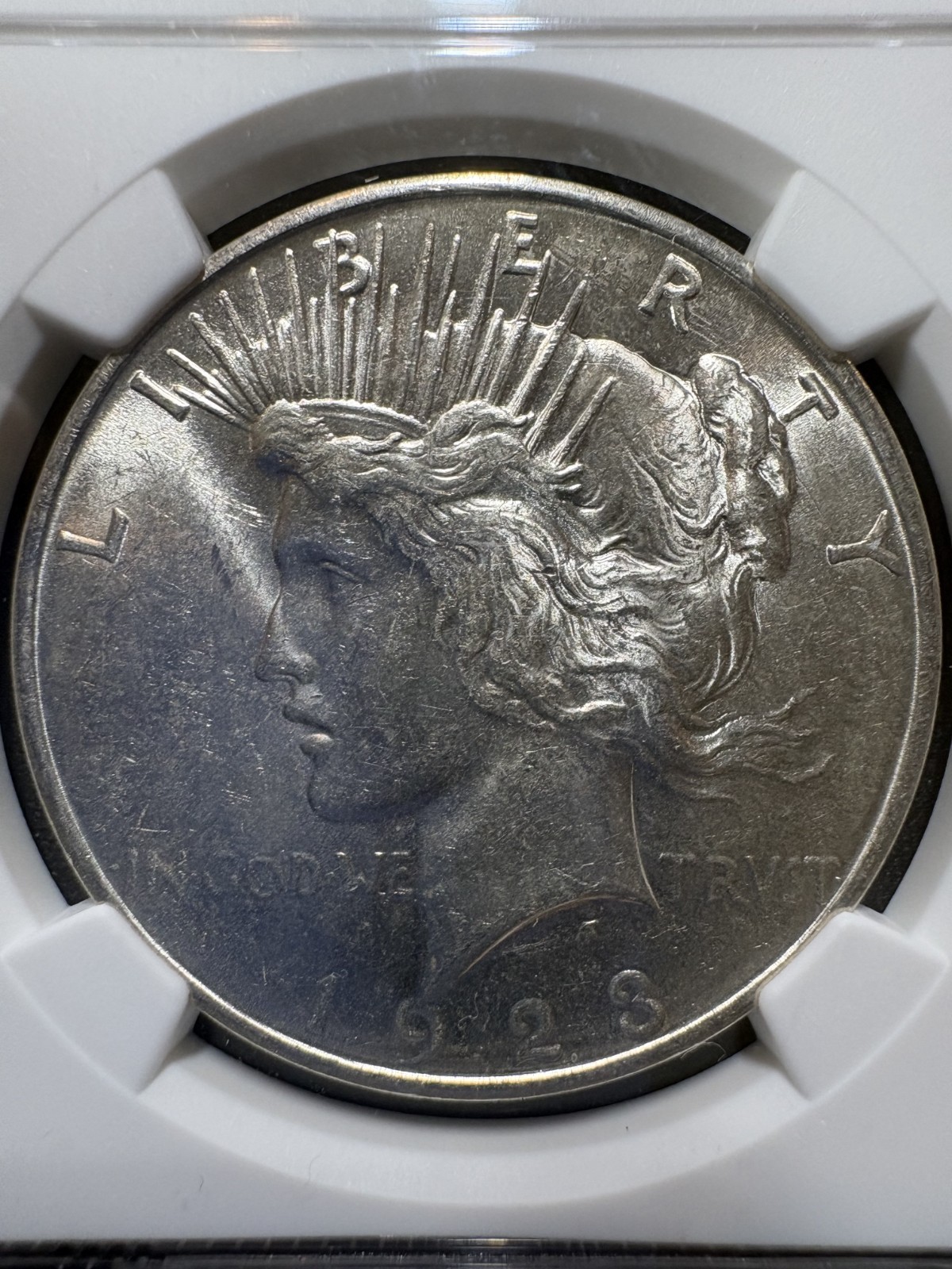 1923-D Peace Dollar NGC MS62 Silver Dollar Coin