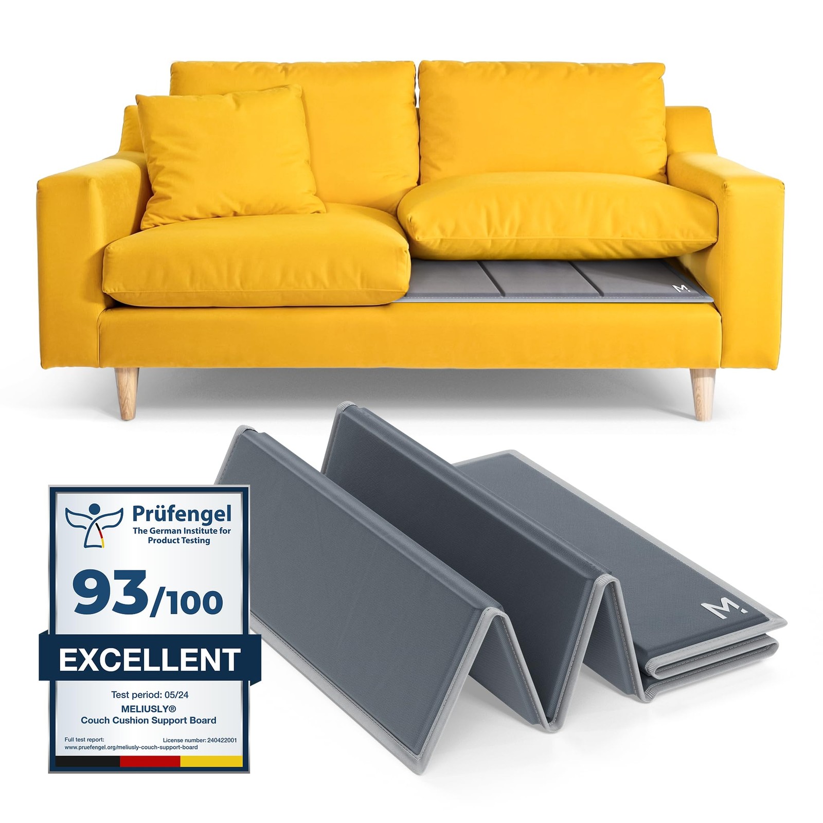 Heavy Duty Couch Cushion Support for Sagging Cushions (24x48) Reinforced Plyw...