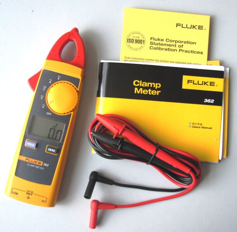 FLUKE 362 Handheld Digital Multimeter Clamp Meter 200A F362 clamp-meter TL75