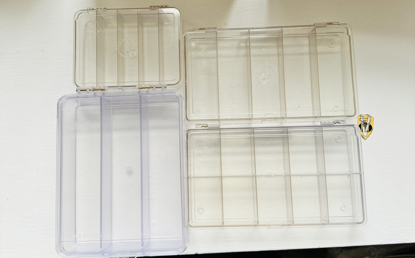 Myran Pro Anglers Hook & Tube Fly Compartment Storage Boxes All sizes