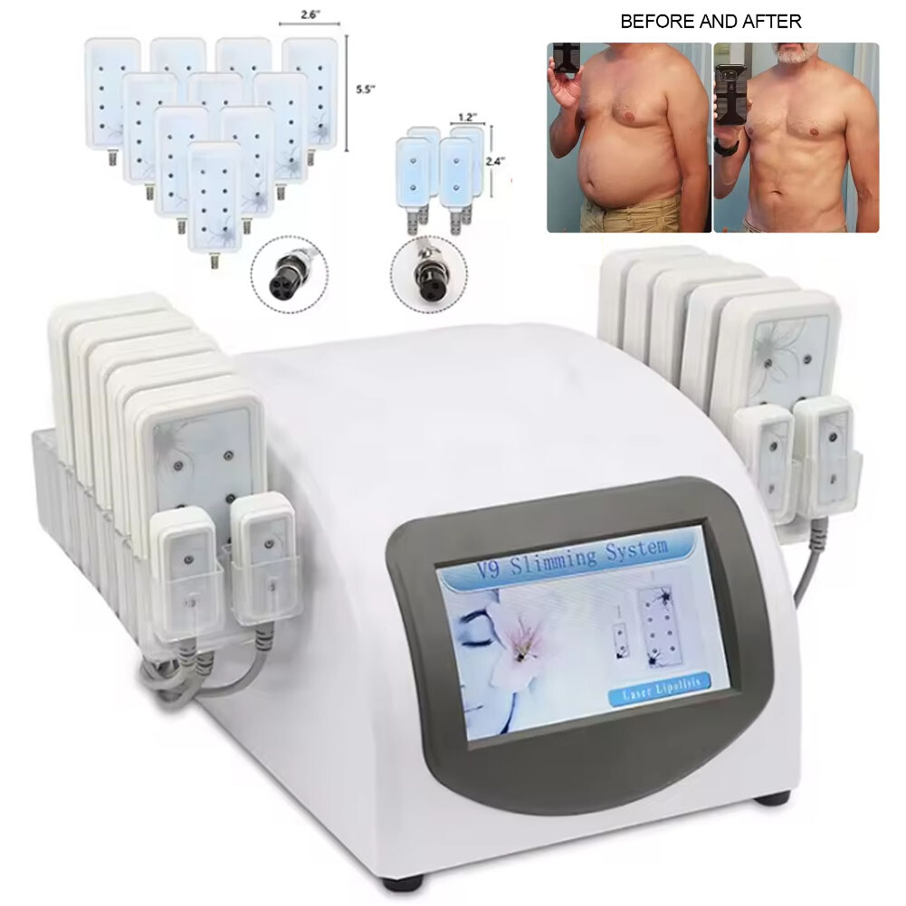 14Pads 650nm Lipolaser Equipo Estetico Lipolaser Laser Therapy Lipolaser Machine