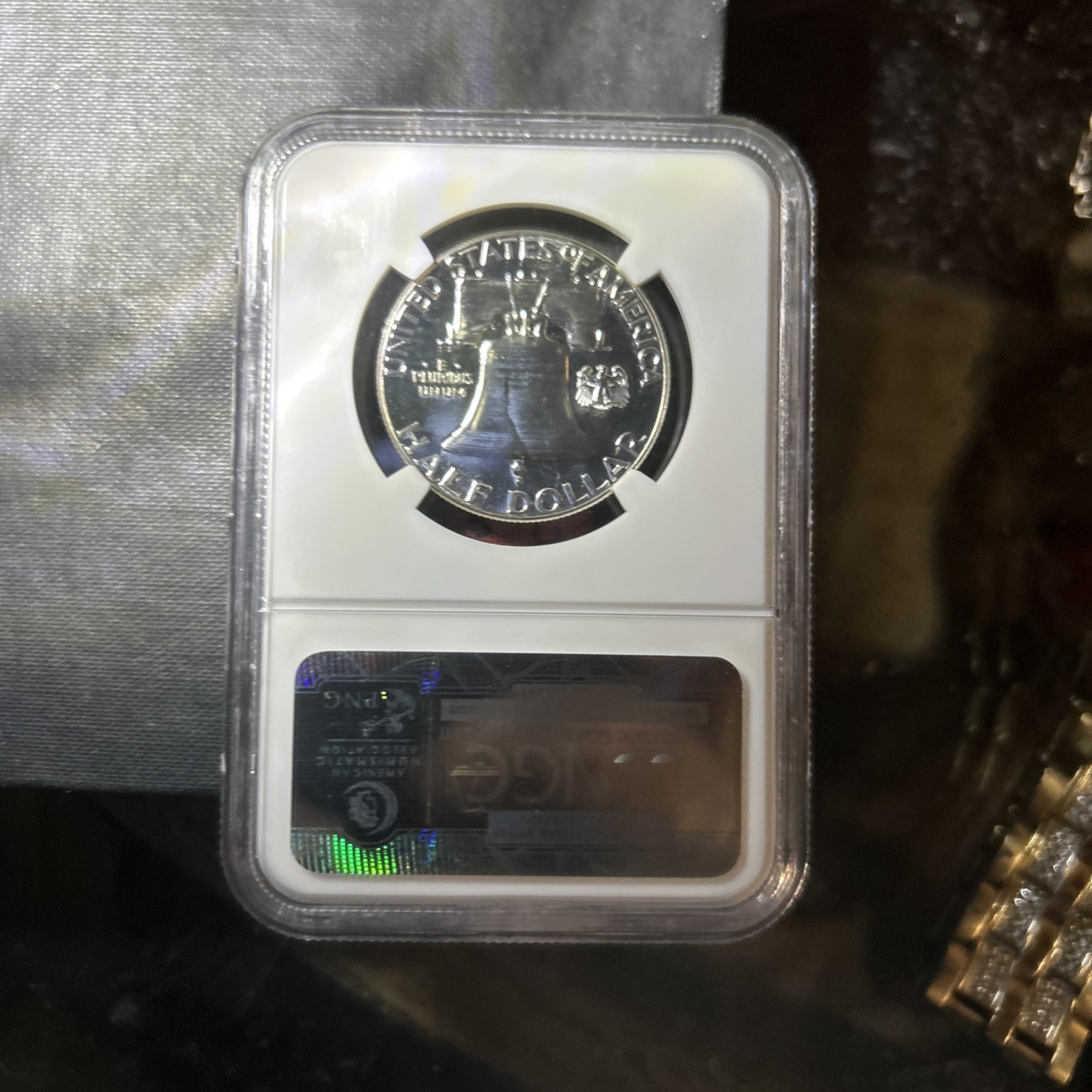 1960 SILVER FRANKLIN HALF DOLLAR 50C NGC PF 67