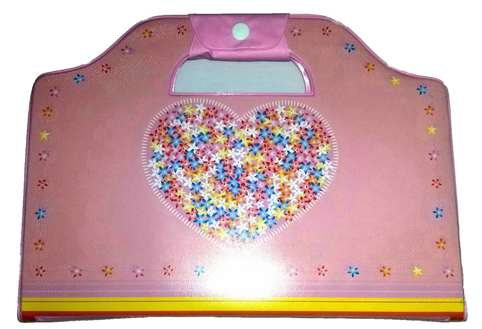 Crayon Factory "Hearts & Crafts" Art Kit W/ Stickers Paper Markers Eraser Sharpe