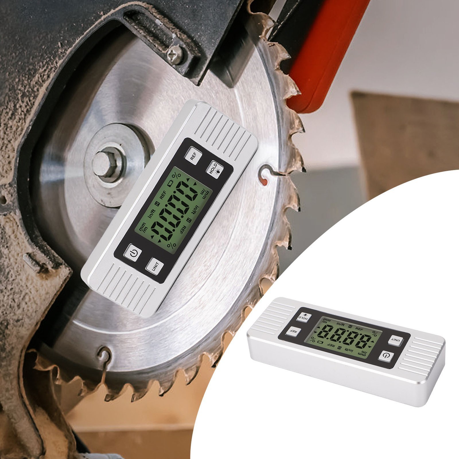Digital Level Angle Gauge High Accuracy 2 Measuring Modes Magnetic Electronic