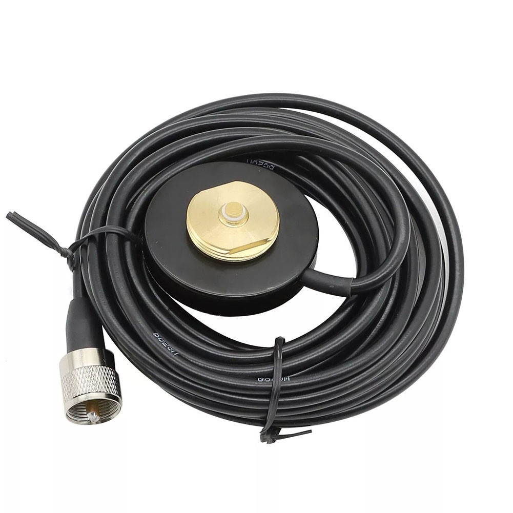 Reliable NMO Antenna Mount Base with Strong Magnet PL259 Connector 5M Cable