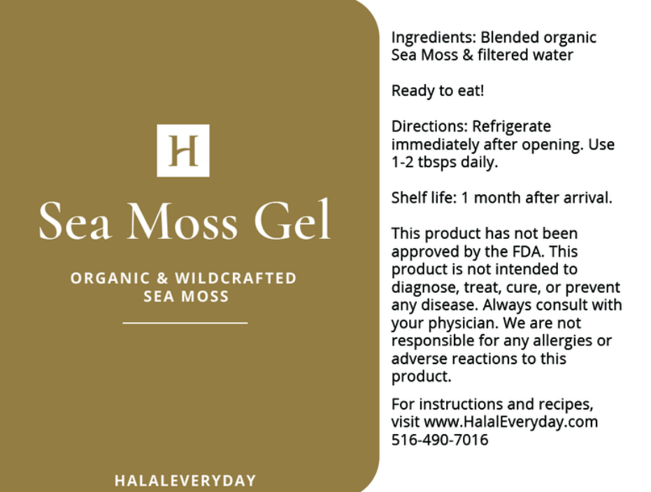 Sea Moss Gel Unflavored 16 oz 100% Pure Raw Wildcrafted Irish Natural Superfood