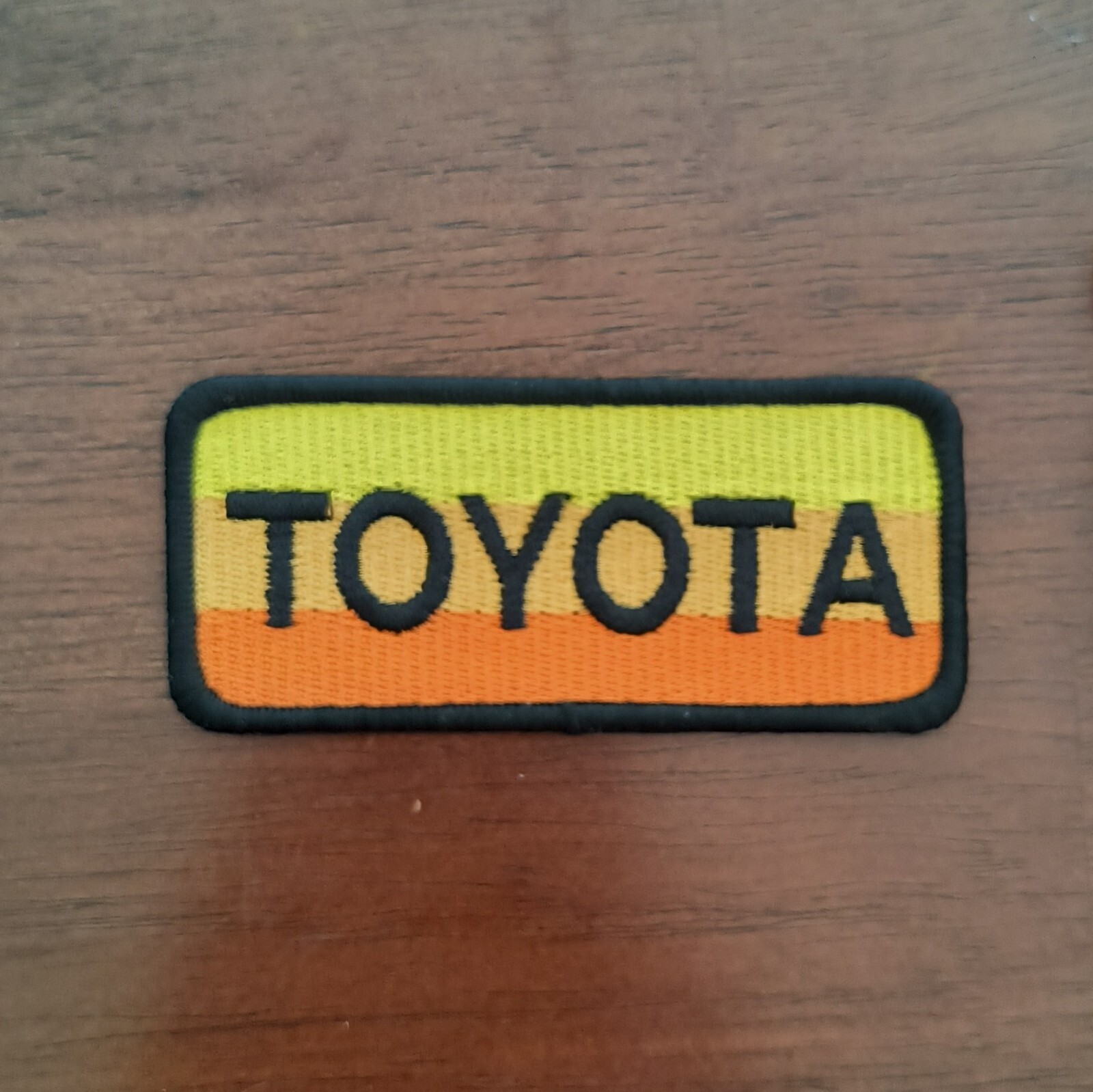 Toyota Motorsports Racing Cars Trucks Auto Patch Embroidered Iron On 1.65x3.75"