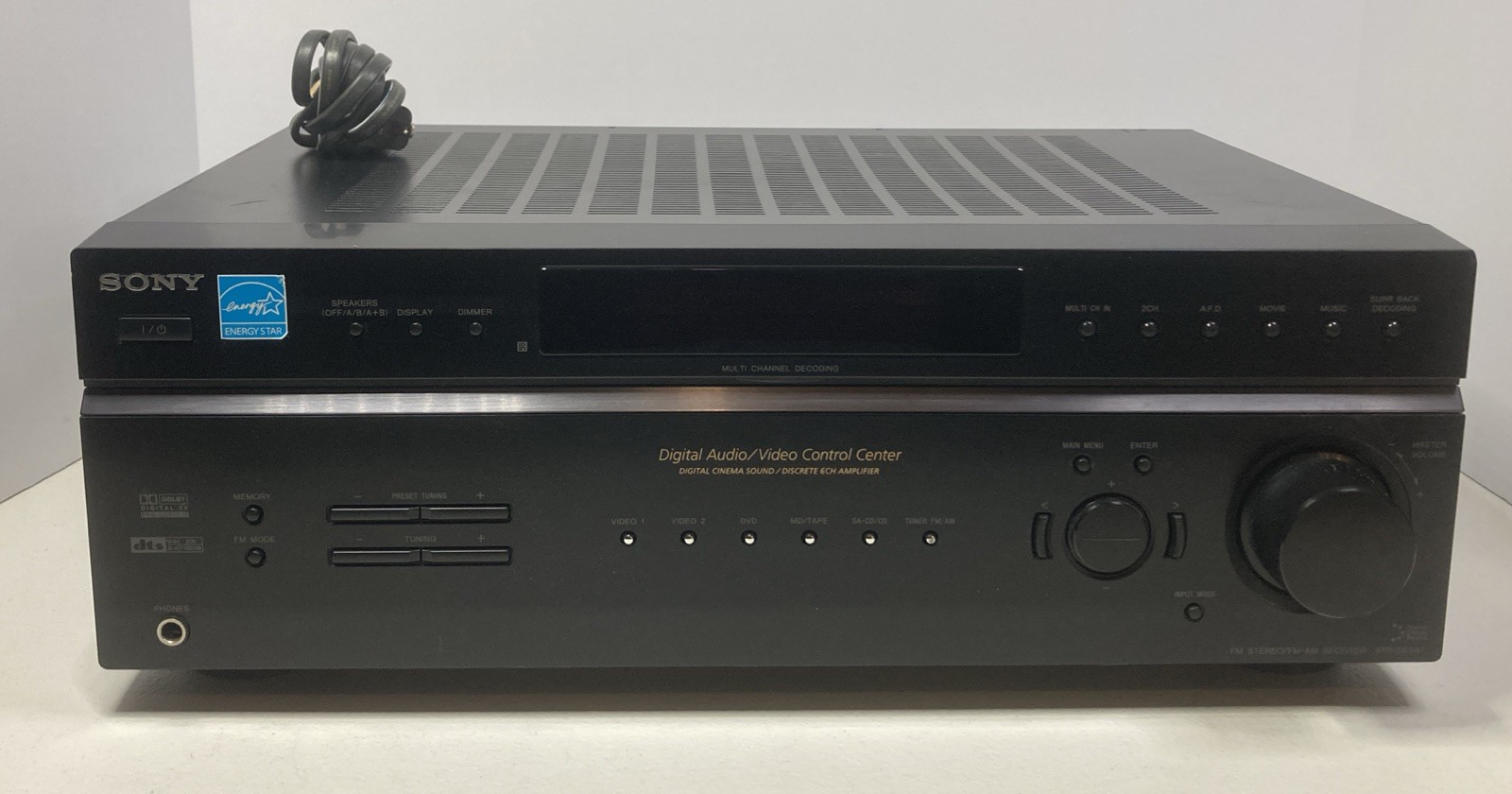 Sony STR-DE597 AV Receiver 220W Digital Home Theater Stereo 6.1 Channel TESTED