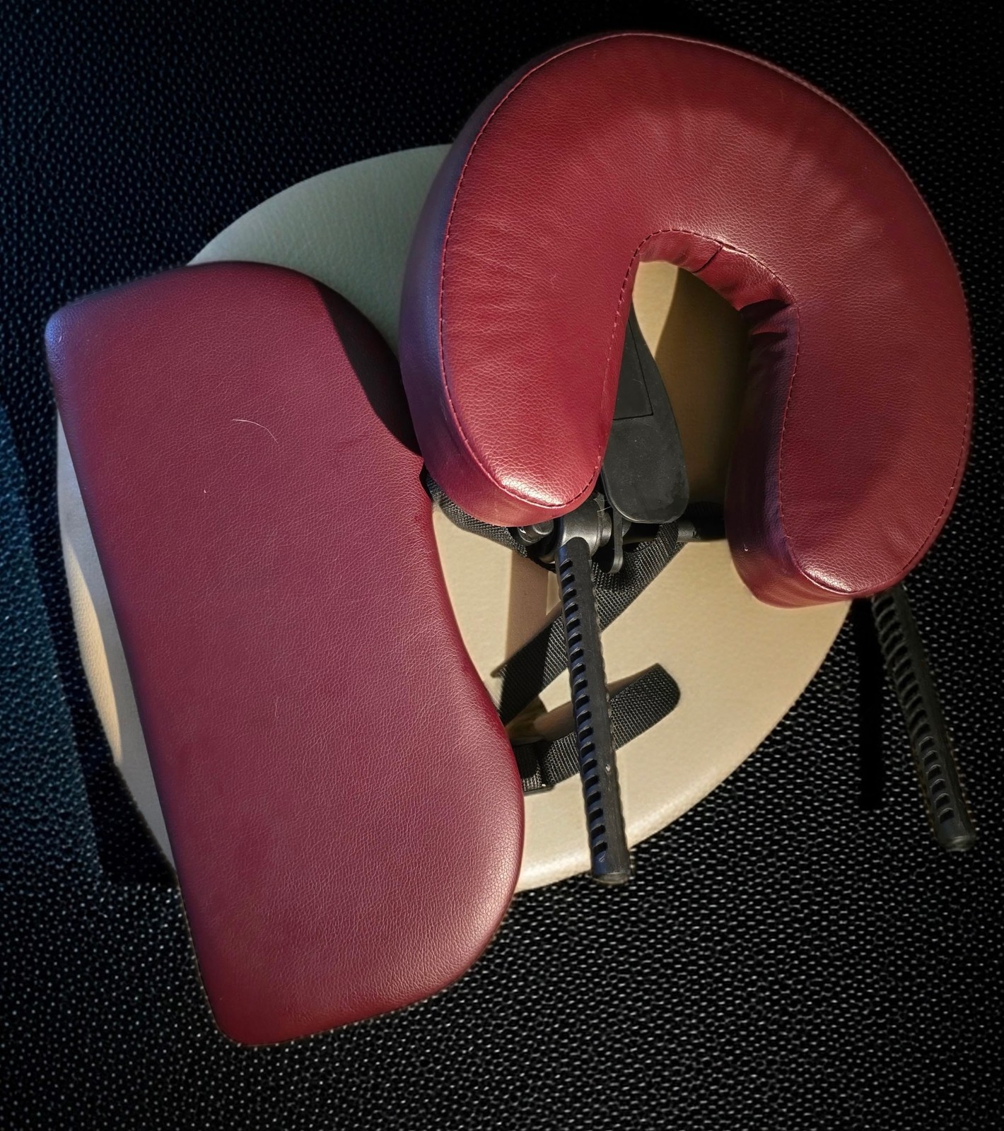 Basic Portable Folding Massage Table - Burgundy