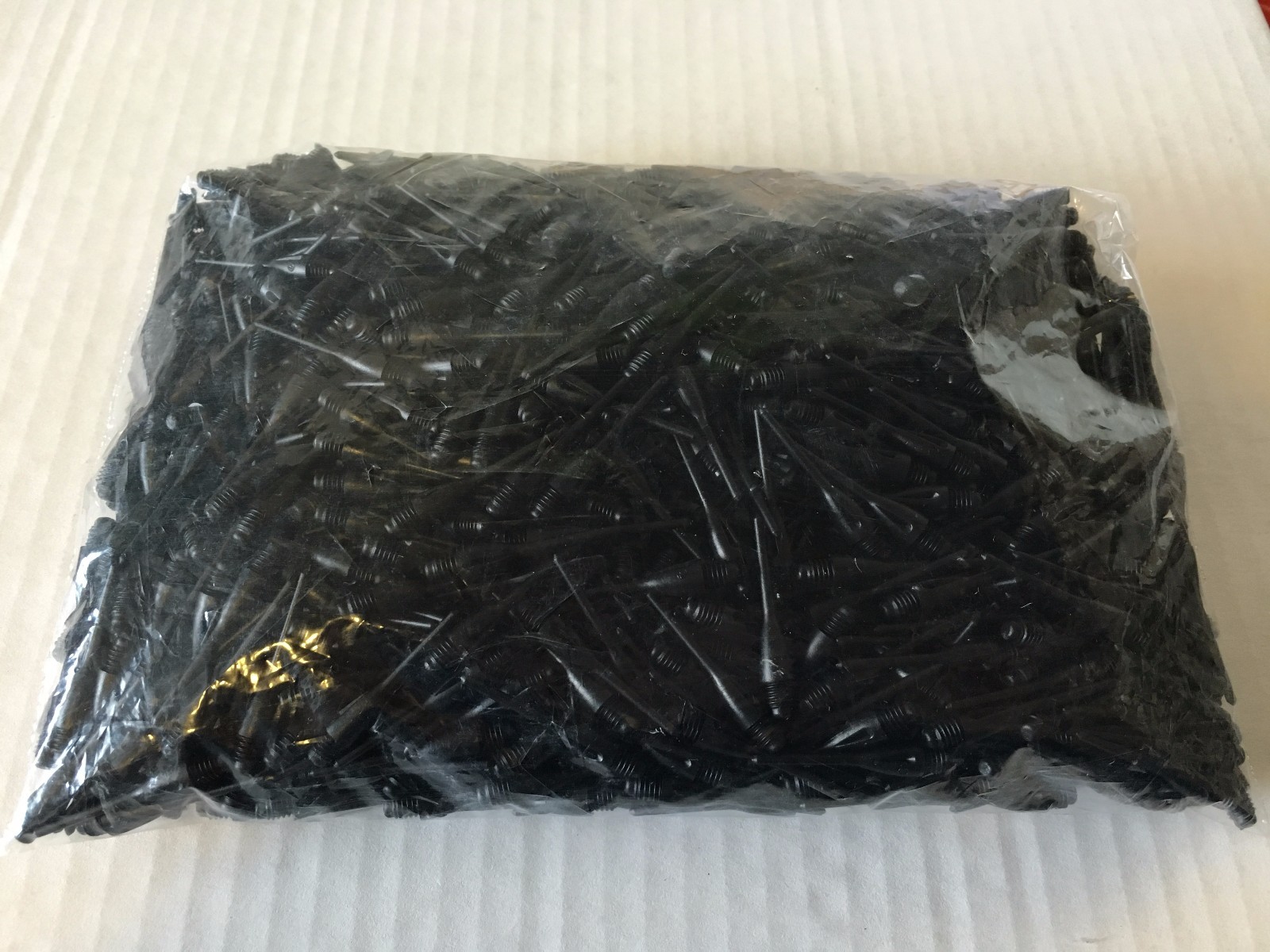 1000 Bulls Shorty 1/4 Dart Tips Standard Black w/ FREE Shipping