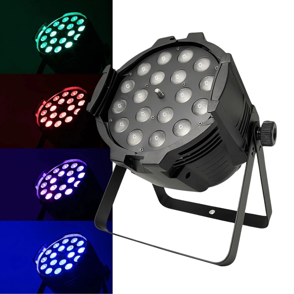 New Version BECEN Led Zoom Par Light 18x18W RGBWA UV 6in1 Par Can Light DJ Show