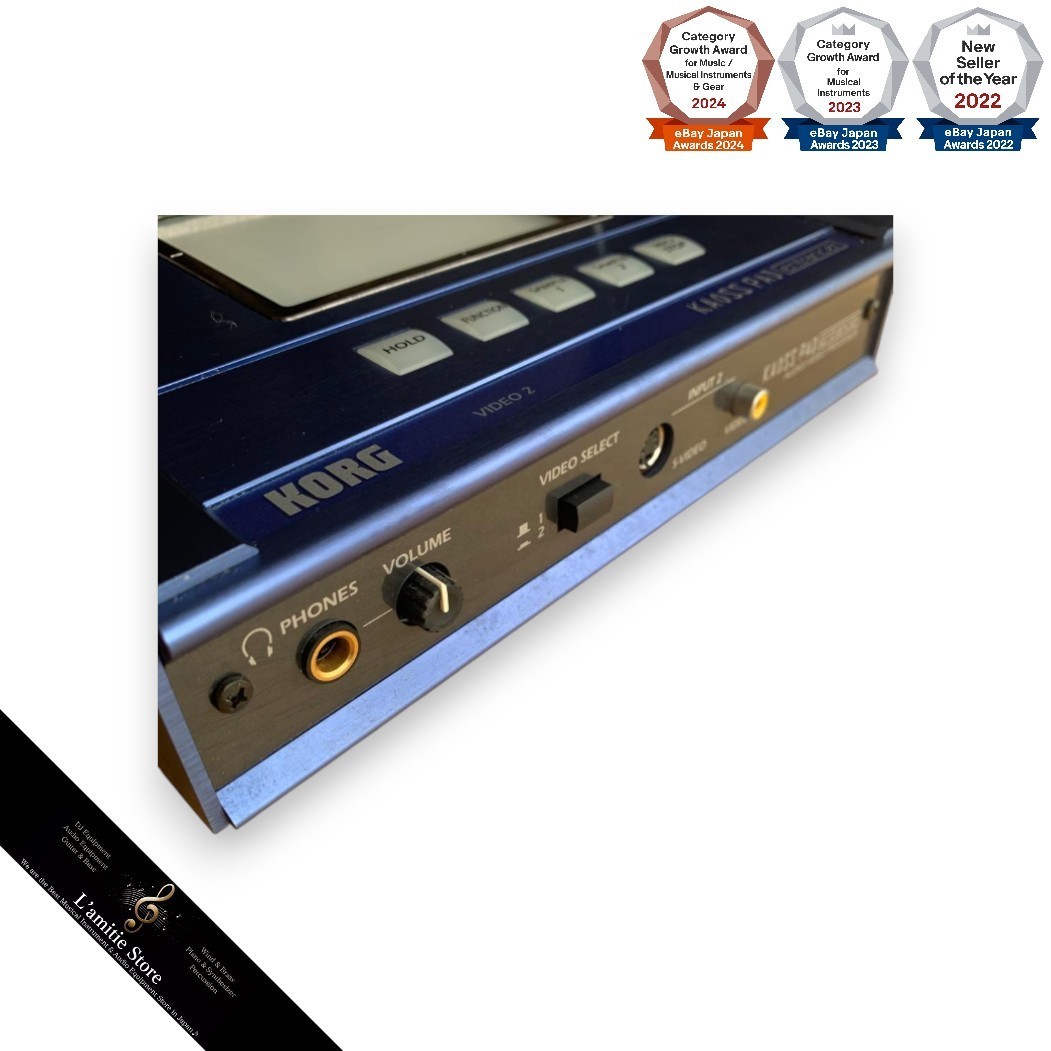 Korg Kaoss Pad Entrancer KPE1 Audio Video Processor Multi Effects Blue Sampler