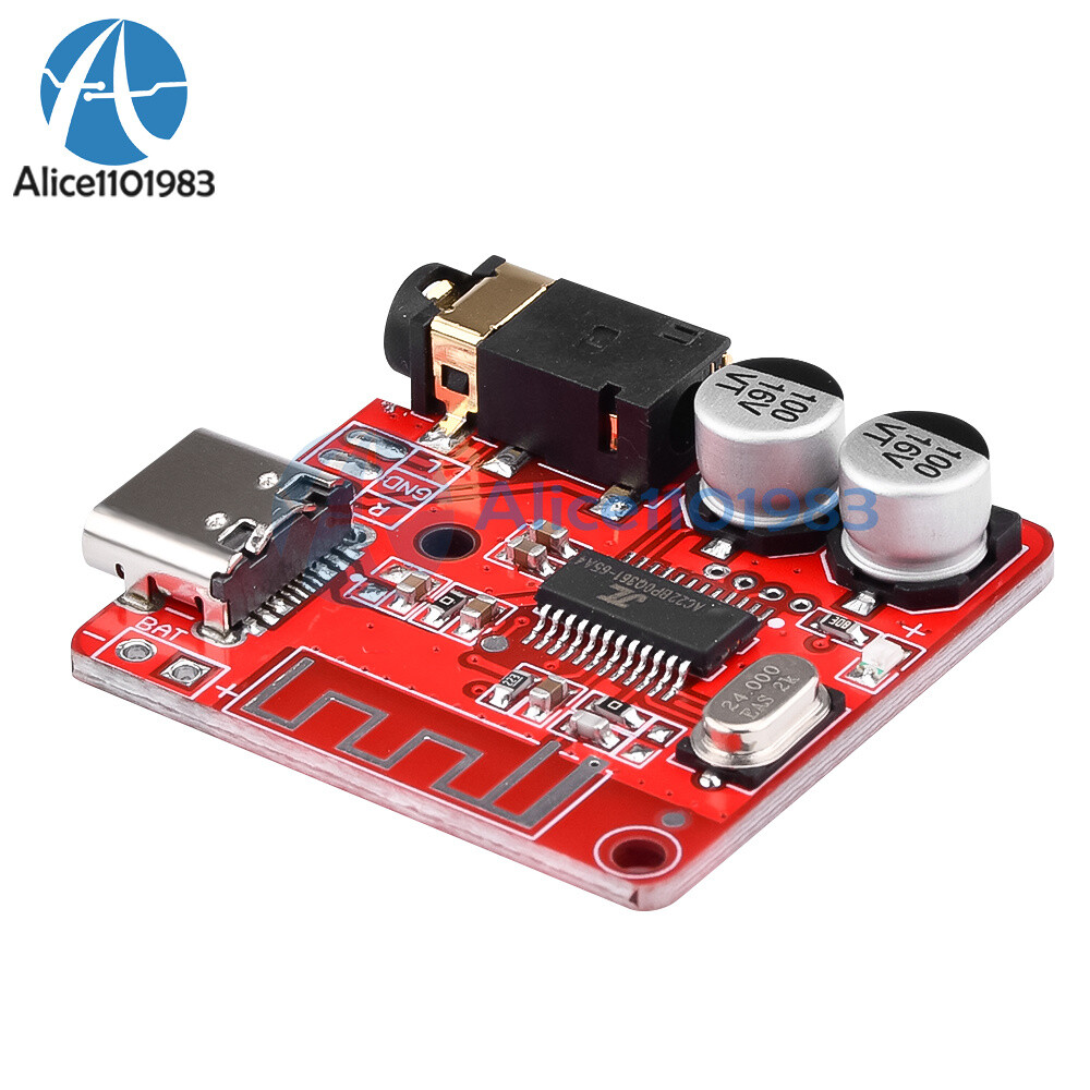 5pcs 3.7-5V Bluetooth 5.0 Audio Receiver MP3 Decoder Lossless Amplifier Module
