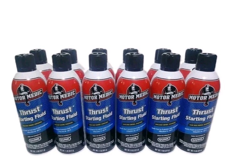MotorMedic 11 Oz. Thrust Starting Fluid M3815 Pack of 12 MotorMedic M3815