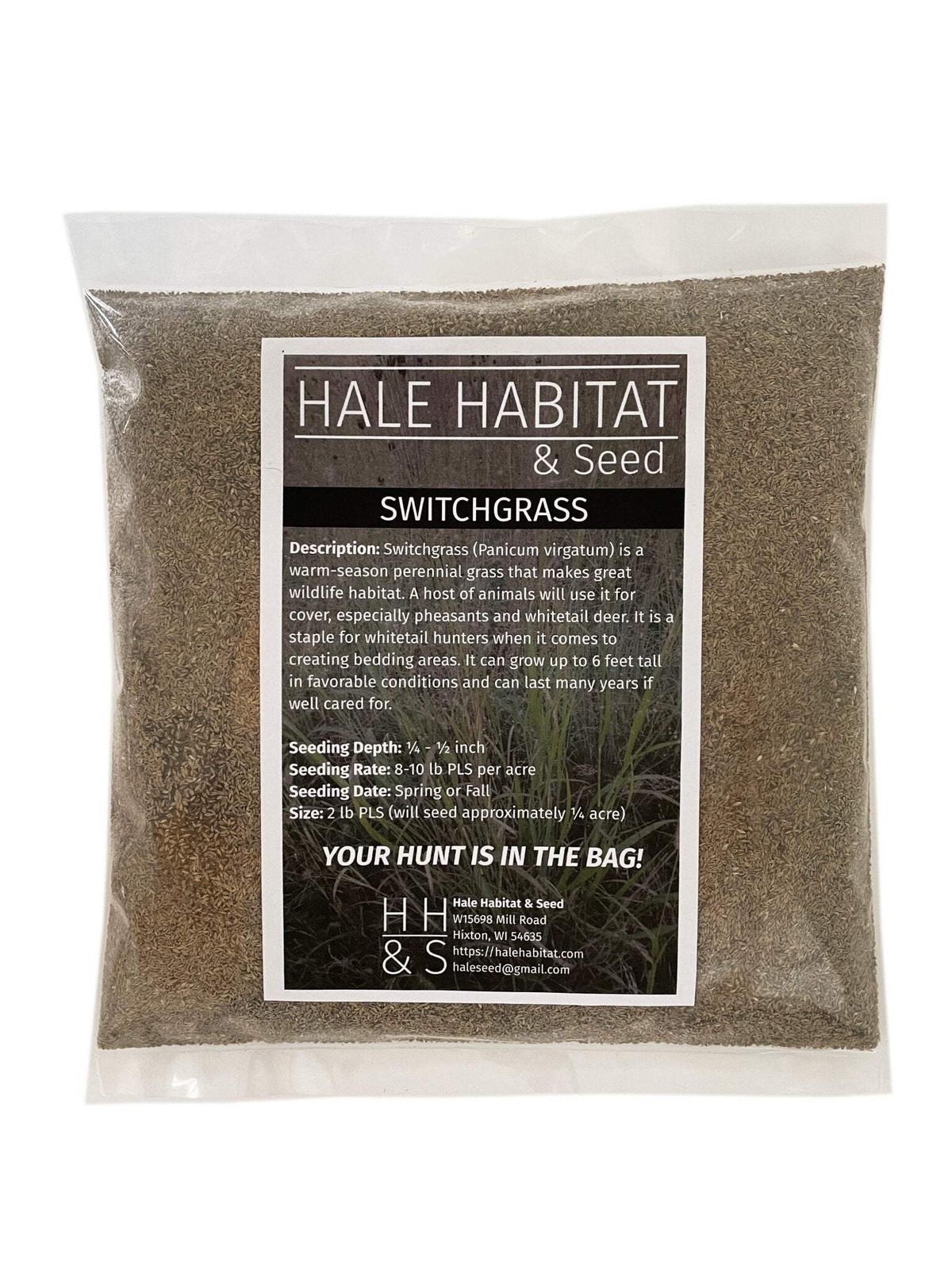 Switchgrass Seed RC Tecumseh | Native Warm Season Deer Habitat Screen Cover Tall