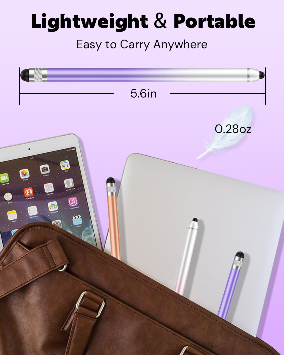 Stylus Pen for Touchscreen, Dual-End High Sensitivity Capacitive Stylus Pen for