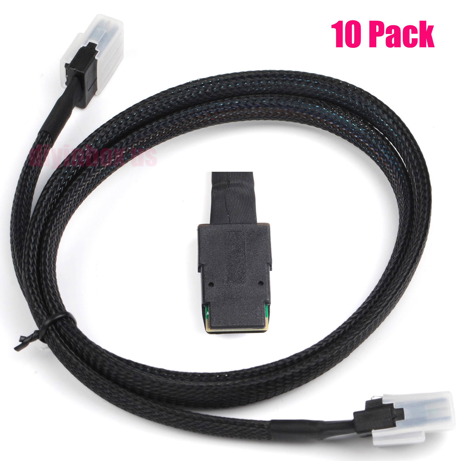 10pack Mini SAS-SFF 8087 36 Pin to Mini SAS-SFF 8087 36 Pin Server Raid Cable 1M