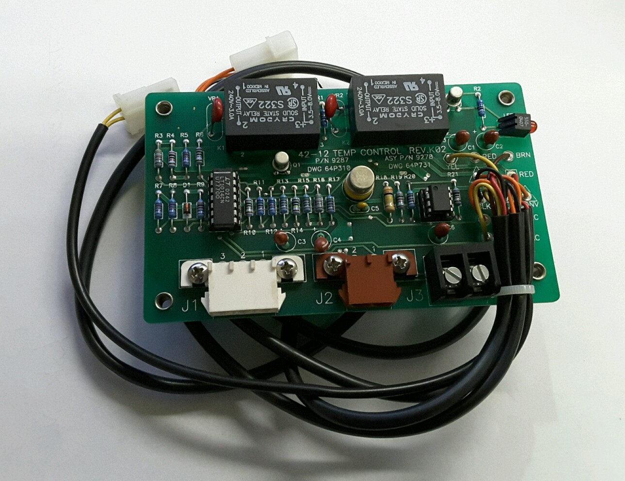 TEMPERATURE CONTROL P/N 9287 REV. K02