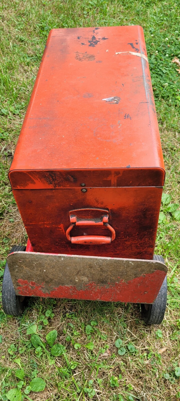Vintage Red Snap-On 9 Drawer Heavy Duty Tool Chest
