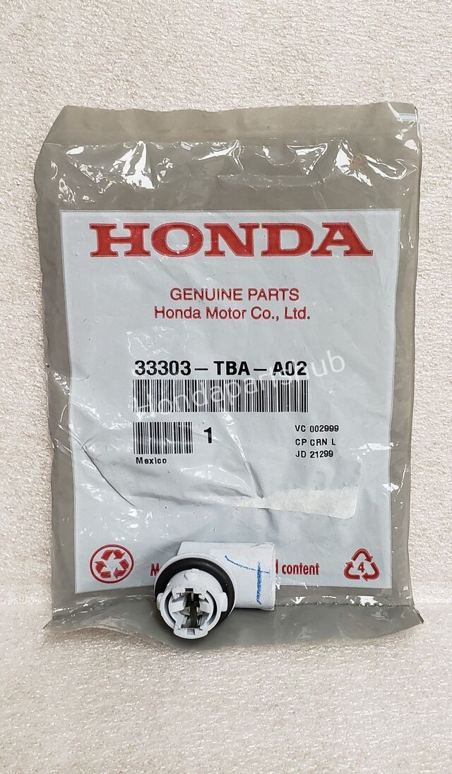 Genuine Honda Side Marker Light Socket 33303-TBA-A02