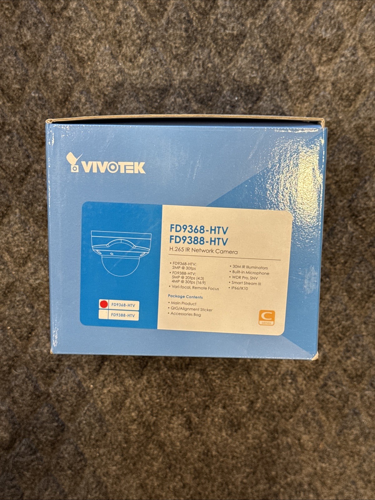 VIVOTEK Vast2 FD9368-HTV - 2 Megapixel Network 30m IR Outdoor Dome Camera