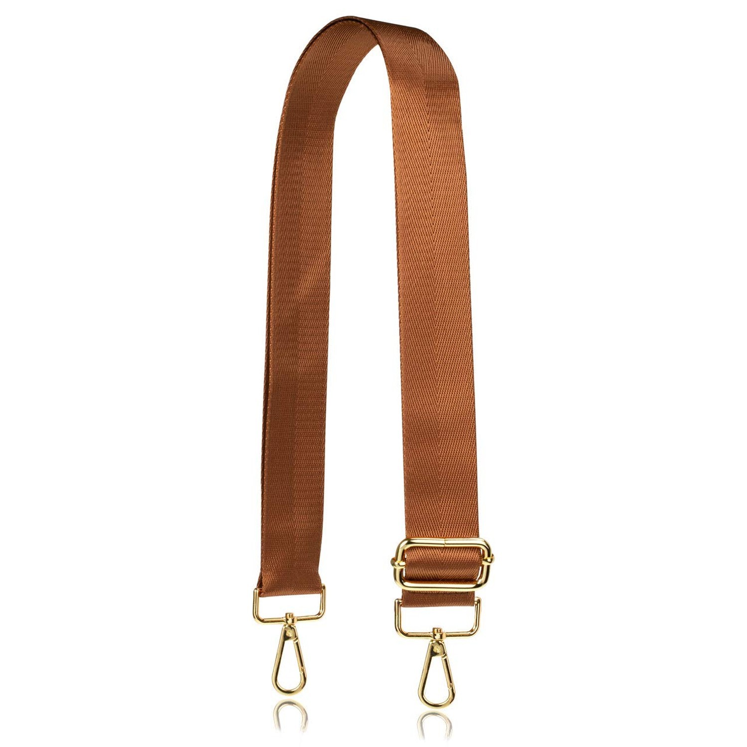Allzedream Wide Purse Strap Replacement Crossbody Shoulder Bag Adjustable Brown