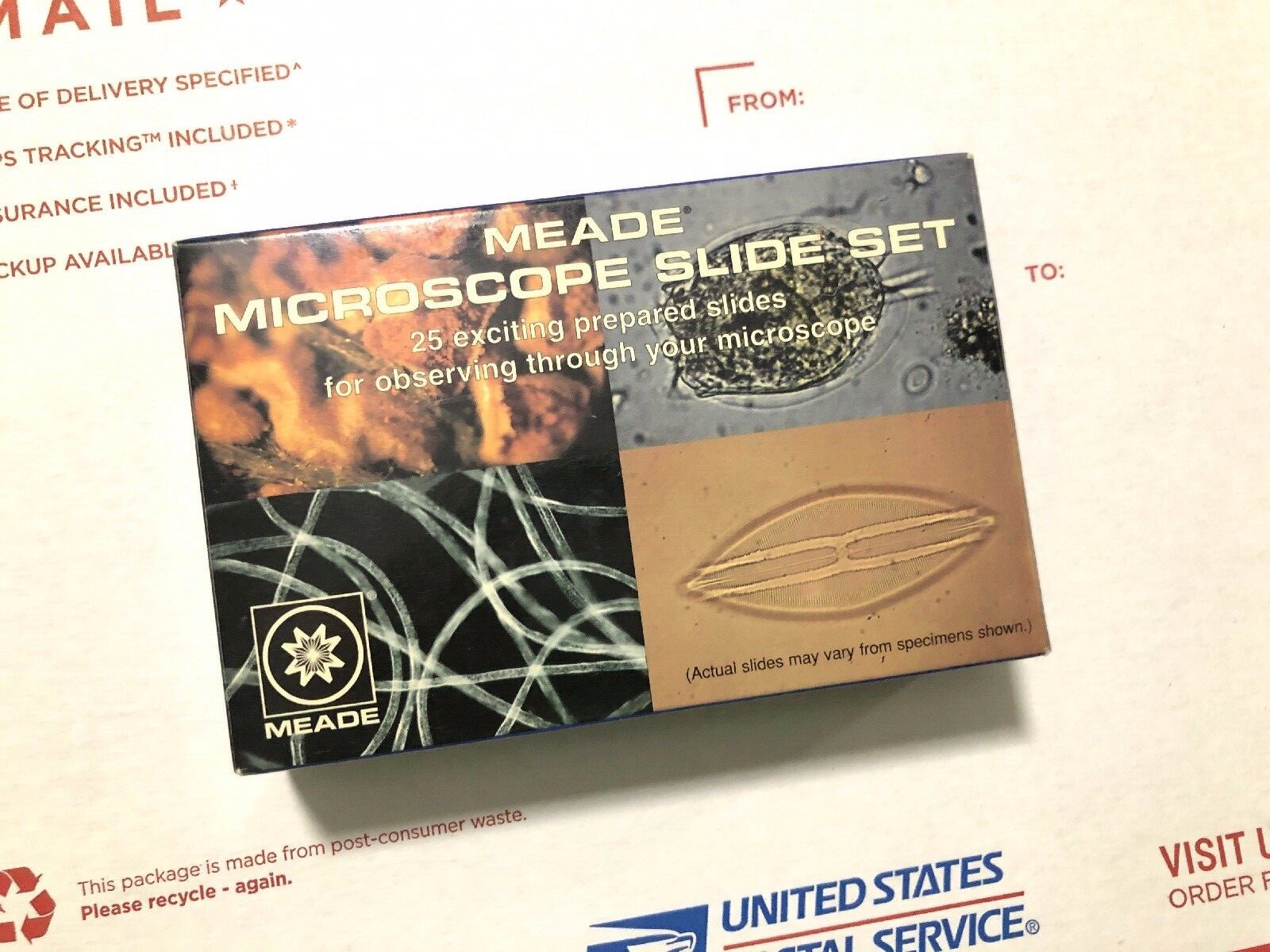 Meade 25-Piece Microscope Slide Set # 904