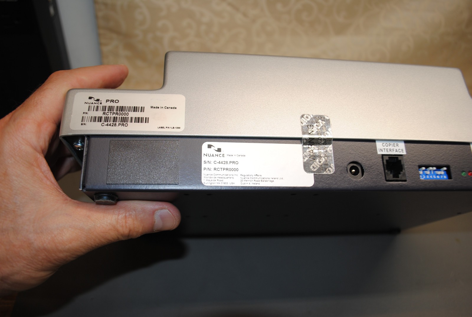 Nuance Copitrak Pro Terminal RCTPR0000 Document Acctng Copier Interface Tested