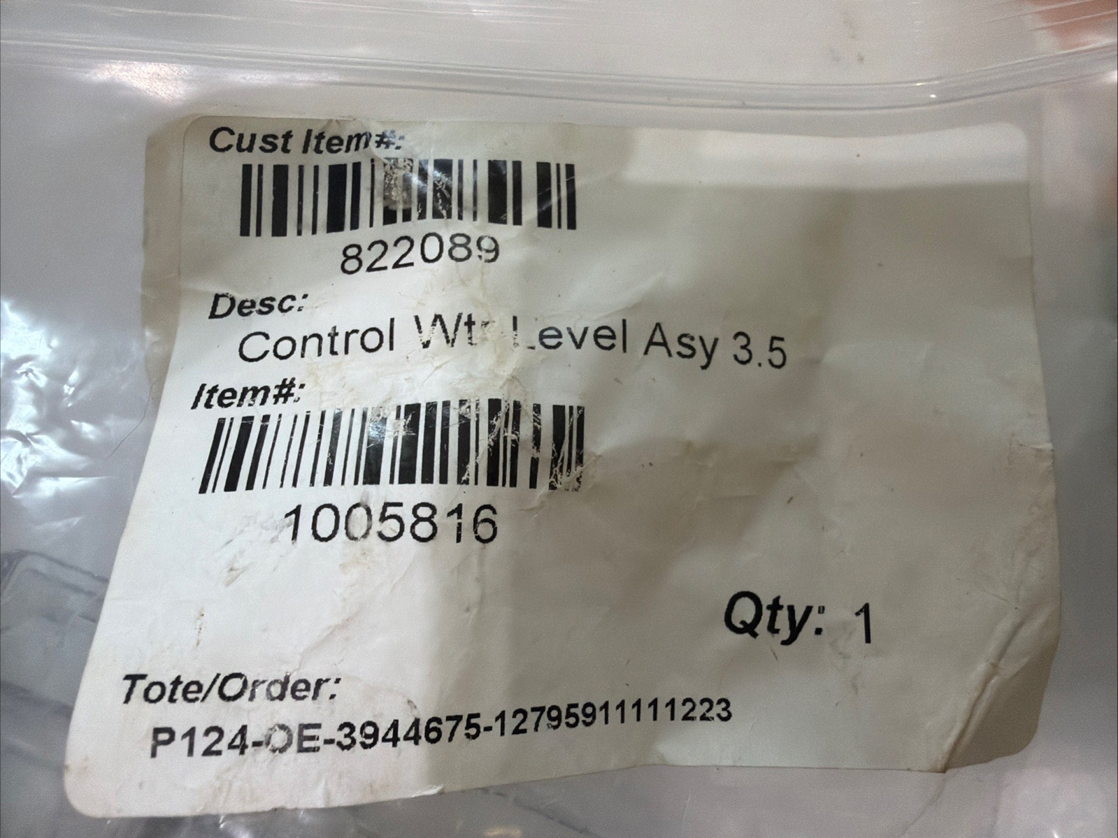 Cornelius Control Water Level Sassy. 3.5- 638090350- 1005816