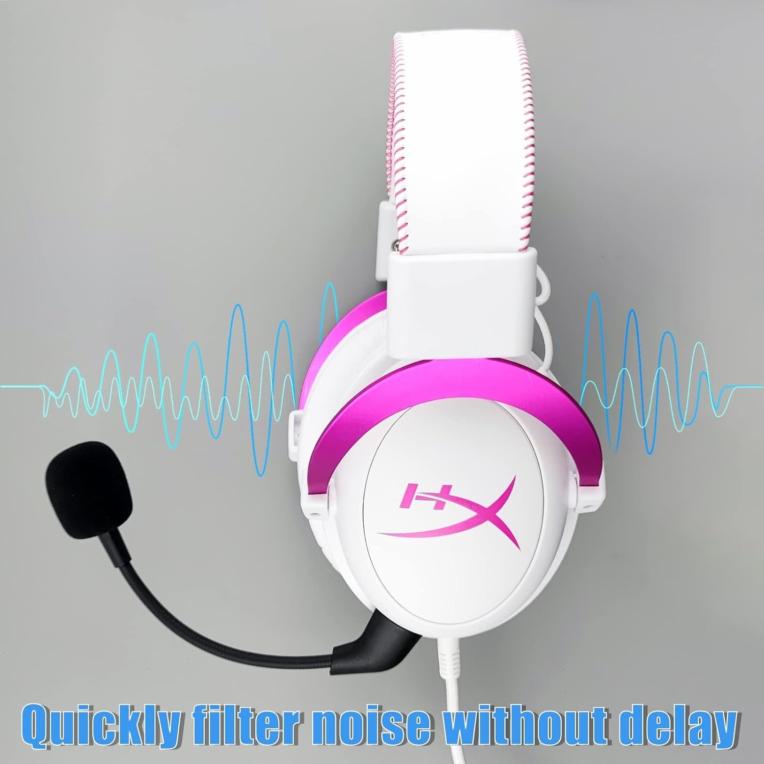 Plug & Play Noise-Cancelling Mic for HyperX Cloud II/Core 2nd Gen Post-2021