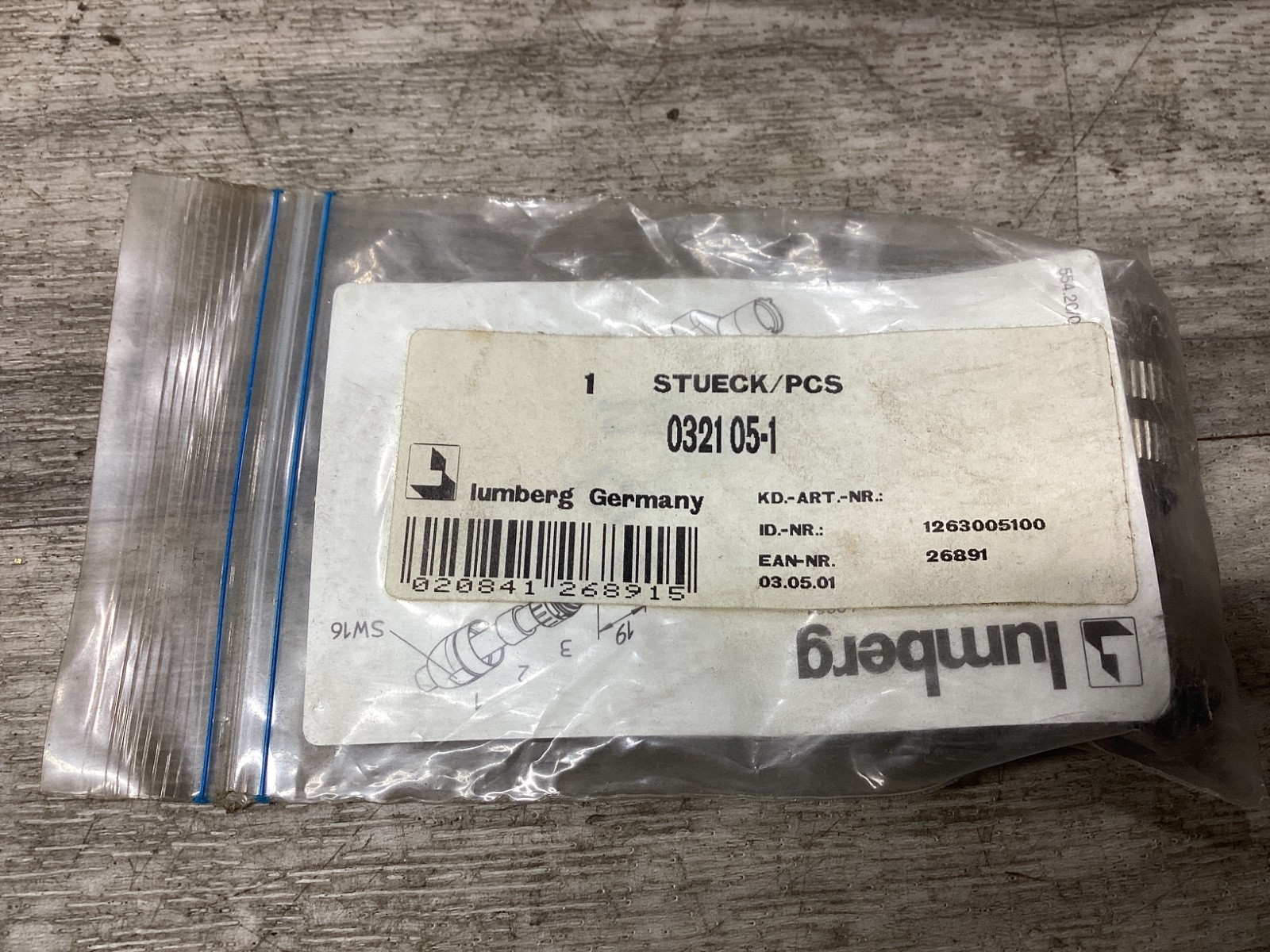 Lumberg 0321 05-1 Circular Connector #104N102