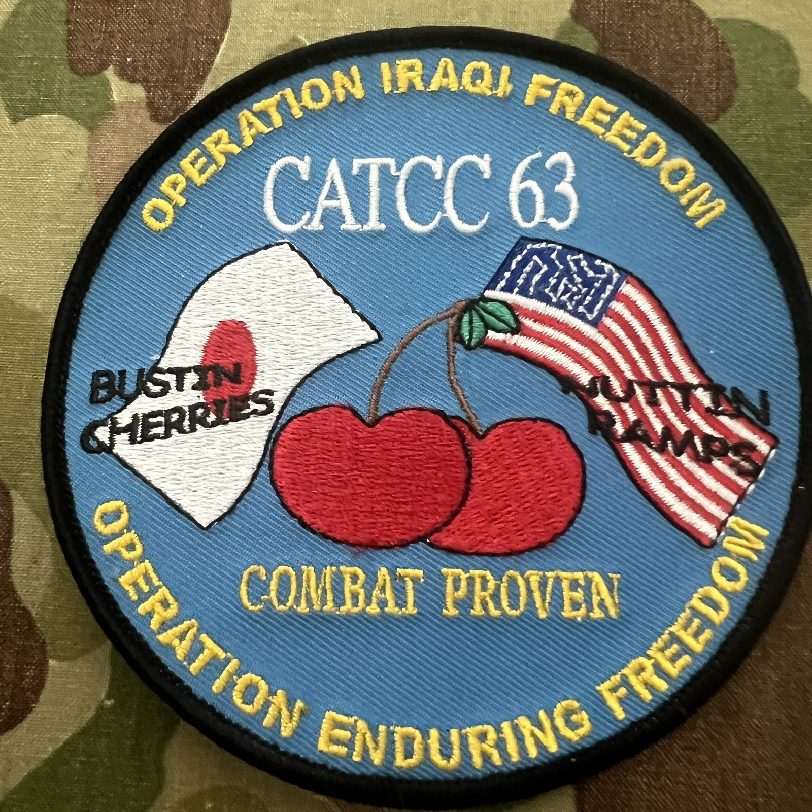 CV-63 PATCH USN US Navy Squadron USS Kitty Hawk CATCC OIF OEF Iraq Afghanistan