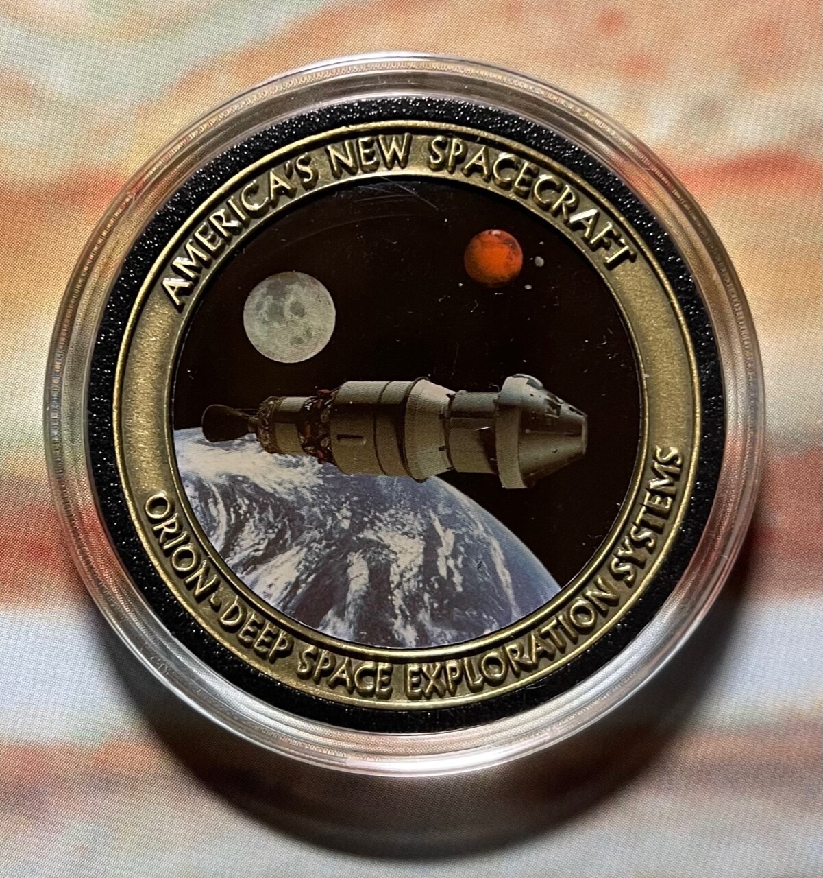 ORION PROGRAM OFFICIAL FLIGHT TEST COMMEMORATIVE MEDALLION COIN