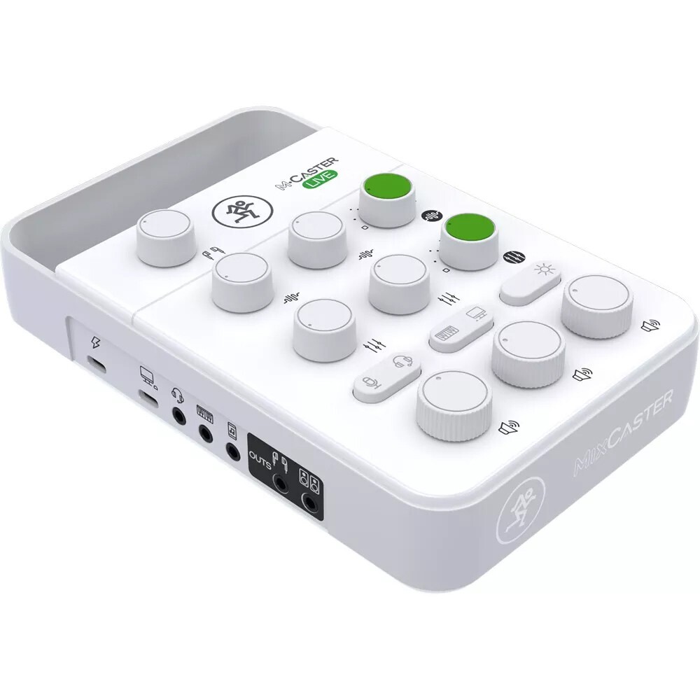 Mackie M-Caster Live Portable Streaming Mixer - White M CASTER