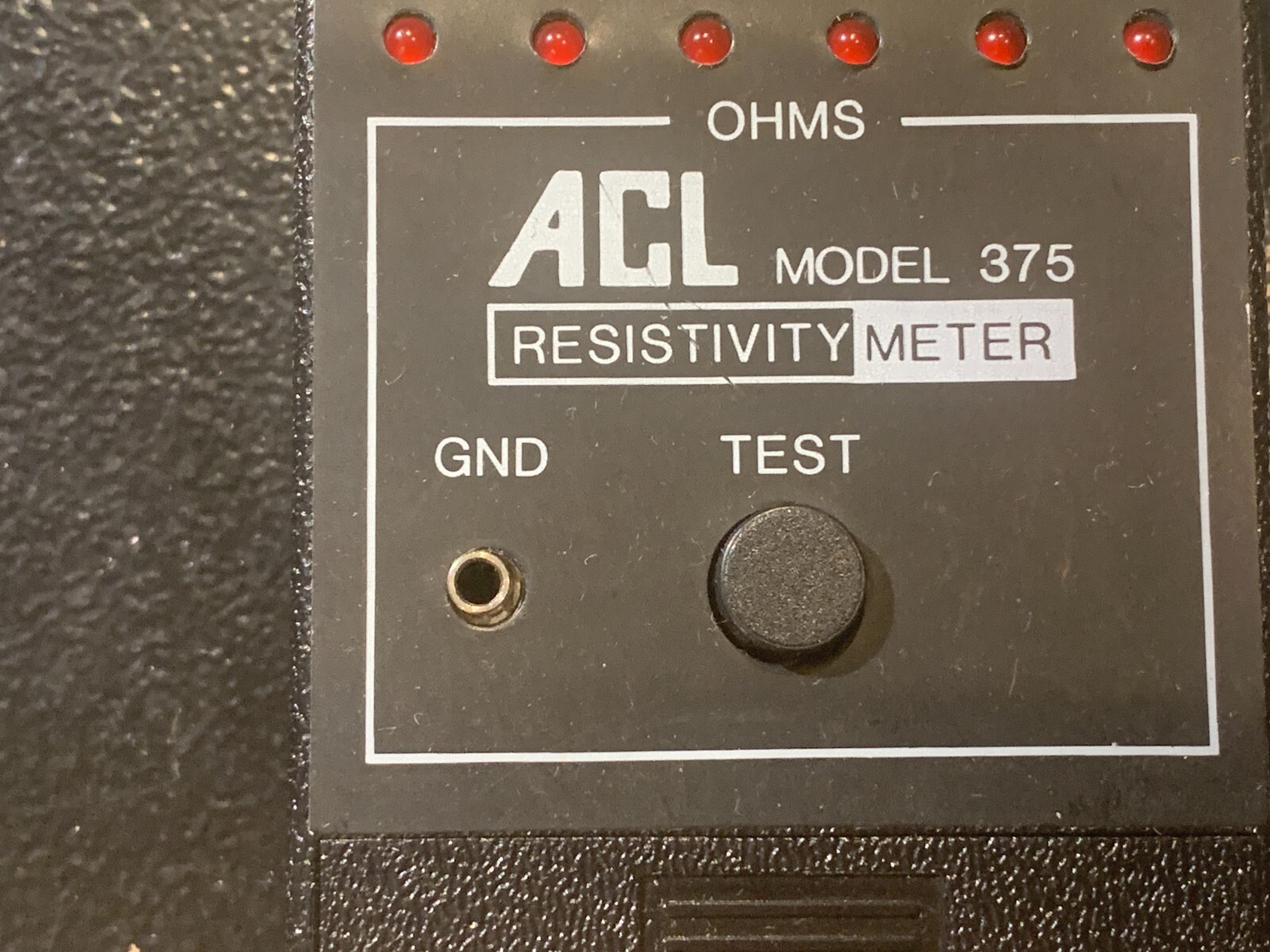 ACL Model 375 Resistivity Meter