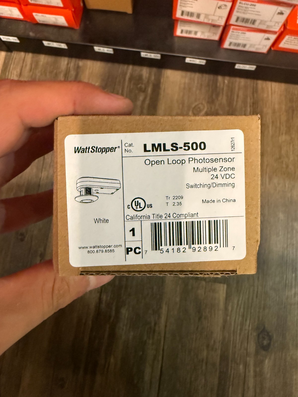 NEW WATTSTOPPER LMLS-500 DLM MULTI-ZONE OPEN LOOP DIGITAL DAYLIGHT SENSOR WHITE