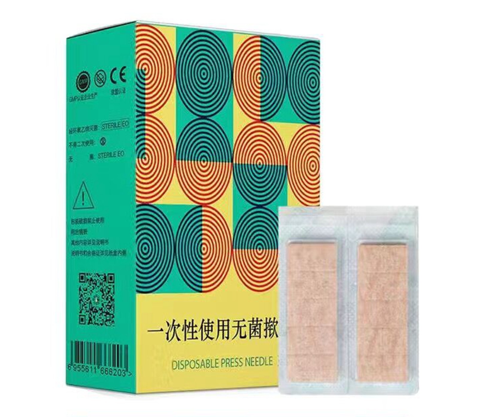 TCM Acupuncture intradermal Tack Skin Ear Press Needles 100 pc/box ZhongyanTaihe