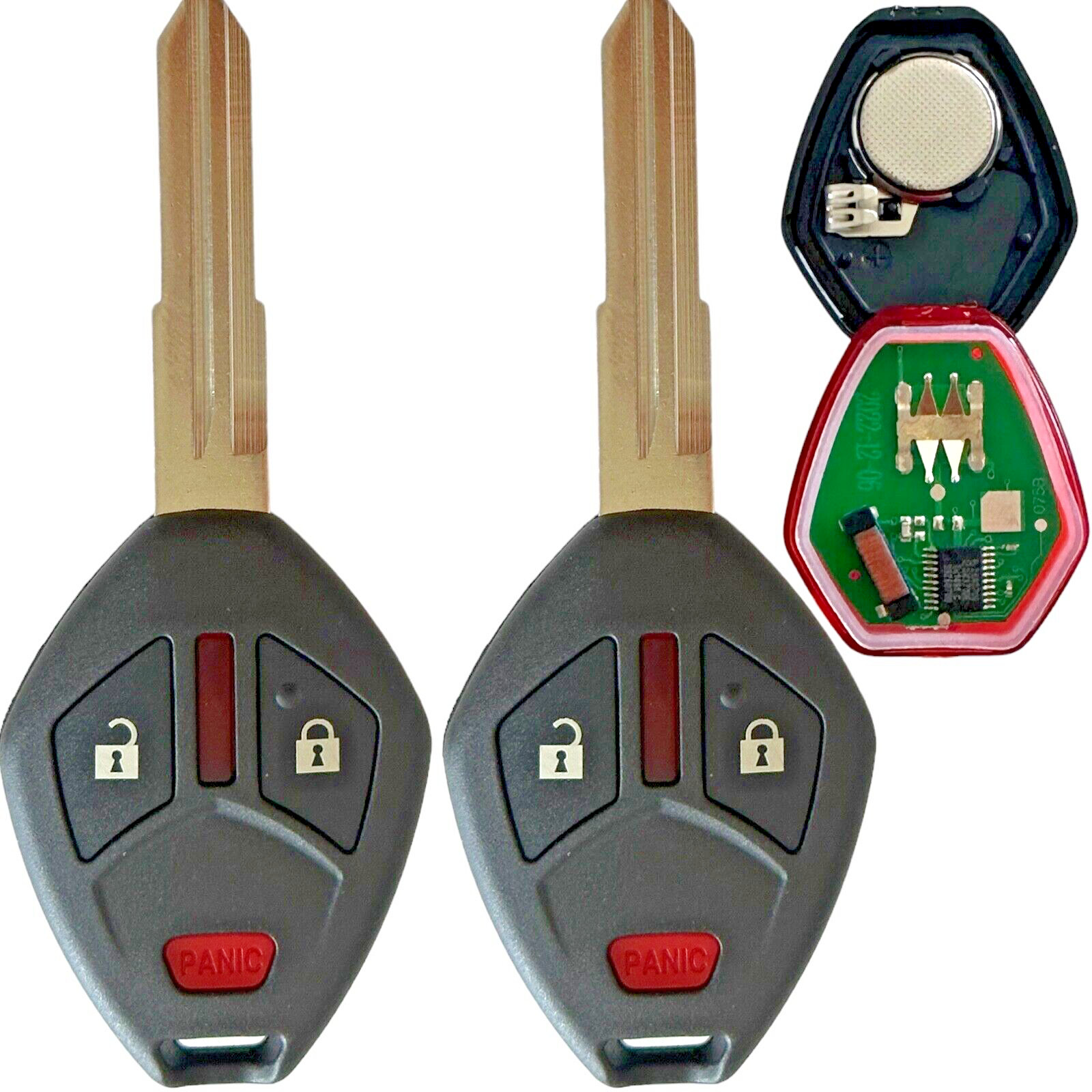 2 for 2012 2013 2014 2015 2016 Mitsubishi Outlander Remote Key Fob OUCG8D-625M-A