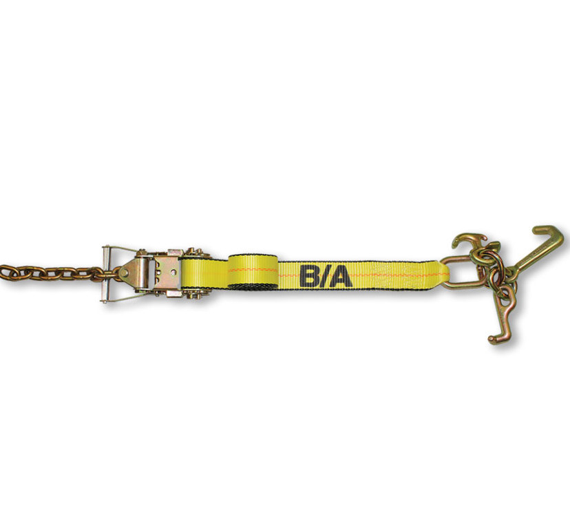 B/A 2" x 8' Towing Ratchet Chain & Cluster Tie-Down Strap WLL 4000