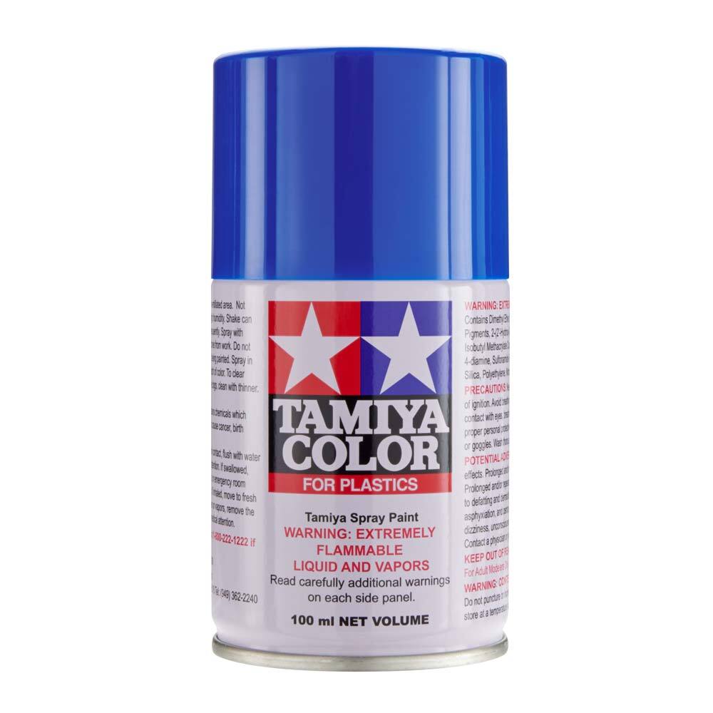 Tamiya TS-93 Pure Blue Lacquer Paint Spray 3oz (100ml) for Plastics